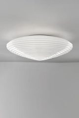 Spirit ceiling lamp in glossy white Murano blown glass. Vistosi. Spirit ceiling lamp in glossy white Murano blown glass. Vistosi.