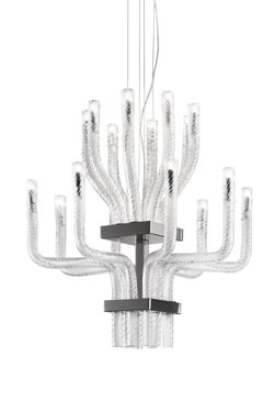 Stardust contemporary chandelier 16 lights. Vistosi. 