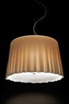 Large round Murano metallic And amber pendant Cloth. Vistosi. 