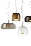 Large pendant in smocked glass Jube. Vistosi. 