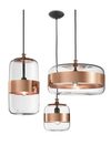 Large cooper pendant Futura. Vistosi. 