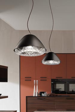 Kira suspension noire mate . Vistosi. 