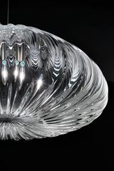 Diamante pendant in clear Murano glass 14cm. Vistosi. Diamante pendant in clear Murano glass 14cm. Vistosi.