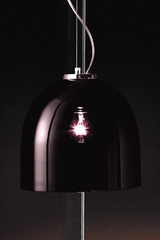 Dress SP black Murano glass pendant. Vistosi. Dress SP black Murano glass pendant. Vistosi.