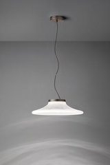 Incanto pendant lamp in degraded glass and LED lighting. Vistosi. Incanto pendant lamp in degraded glass and LED lighting. Vistosi.