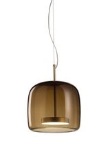 Jube small pendant In burnt earth Murano glass. Vistosi. Jube small pendant In burnt earth Murano glass. Vistosi.
