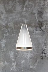 Medea conical pendant lamp in white glass. Vistosi. Medea conical pendant lamp in white glass. Vistosi.