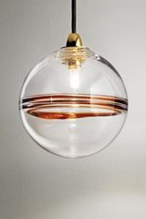 Oro pendant bubble clear and amethyst glass. Vistosi. Oro pendant bubble clear and amethyst glass. Vistosi.