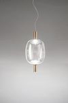 Riflesso elongated pendant lamp with LED lighting. Vistosi. 
