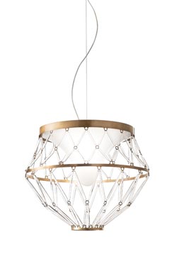 Starnet bronze finish pendant. Vistosi. 