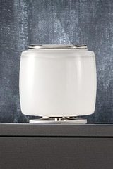 Cylinder frosted Murano glass table lamp Bot 16cm. Vistosi. Cylinder frosted Murano glass table lamp Bot 16cm. Vistosi.