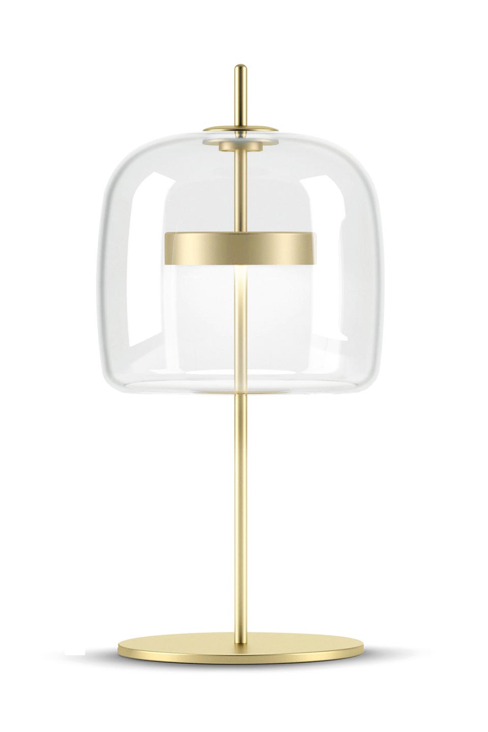 glass gold lamp