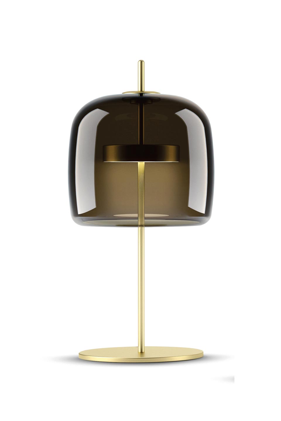 glass gold lamp