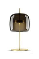 Jube small smoked glass table lamp and LED lighting. Vistosi. Jube small smoked glass table lamp and LED lighting. Vistosi.