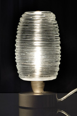 Murano glass table lamp Damasco collection in a Bozzolo. Vistosi. Murano glass table lamp Damasco collection in a Bozzolo. Vistosi.