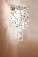 Giogali AP NV wall lamp in clear glass links. Vistosi. Giogali AP NV wall lamp in clear glass links. Vistosi.