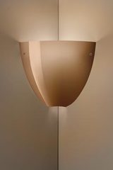 Glossy brown Murano blown glass wall lamp Corner. Vistosi. Glossy brown Murano blown glass wall lamp Corner. Vistosi.