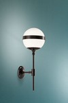 Peggy white and black wall lamp. Vistosi. 