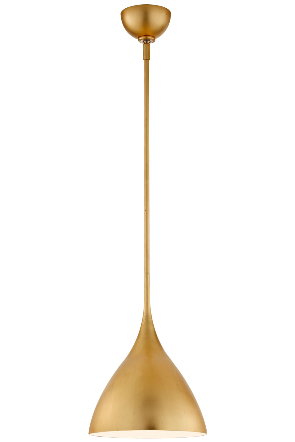 Agnes suspension contemporaine dorée 25cm. Visual Comfort&Co.. 
