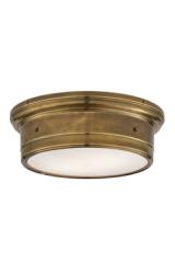 Antique brass and white glass ceiling light Siena. Visual Comfort&Co.. Antique brass and white glass ceiling light Siena. Visual Comfort&Co..