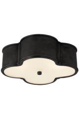 Large black and white cloverleaf ceiling lamp Basil. Visual Comfort&Co.. Large black and white cloverleaf ceiling lamp Basil. Visual Comfort&Co..