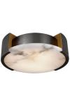 Melange Art Deco ceiling light in alabaster. Visual Comfort&Co.. 