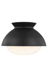 Small domed ceiling light in matt black Lucerne. Visual Comfort&Co.. Small domed ceiling light in matt black Lucerne. Visual Comfort&Co..