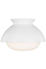 Small round ceiling light in matt white Lucerne. Visual Comfort&Co.. Small round ceiling light in matt white Lucerne. Visual Comfort&Co..