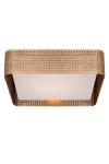 Square antique brass ceiling light Precision. Visual Comfort&Co.. 
