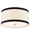 Walker small linen drum ceiling light. Visual Comfort&Co.. 