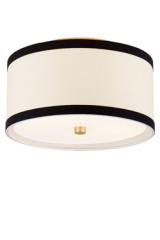 Walker small linen drum ceiling light. Visual Comfort&Co.. Walker small linen drum ceiling light. Visual Comfort&Co..