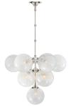 Cristol retro chandelier 10 lights silver. Visual Comfort&Co.. 