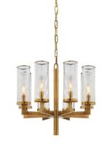 Liaison 8-light gold chandelier. Visual Comfort&Co.. 