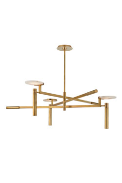 Melange contemporary chandelier with LED lighting. Visual Comfort&Co.. 