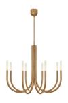 Rousseau chandelier design 8 lights gold. Visual Comfort&Co.. 