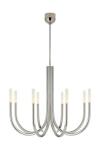 Rousseau silver chandelier LED lighting 8 lights. Visual Comfort&Co.. 