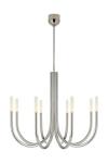 Rousseau silver chandelier LED lighting 8 lights. Visual Comfort&Co.. 