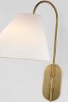 Applique orientable dorée style Années 50 Kinsley. Visual Comfort&Co.. 