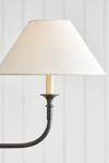 Petit lustre 2 lumières classique noir et blanc Piaf. Visual Comfort&Co.. 