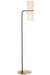Classic black and gold metal floor lamp Clarkson. Visual Comfort&Co.. 