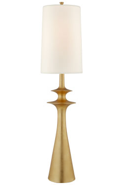 Lakmos gold sculpture floor lamp. Visual Comfort&Co.. 