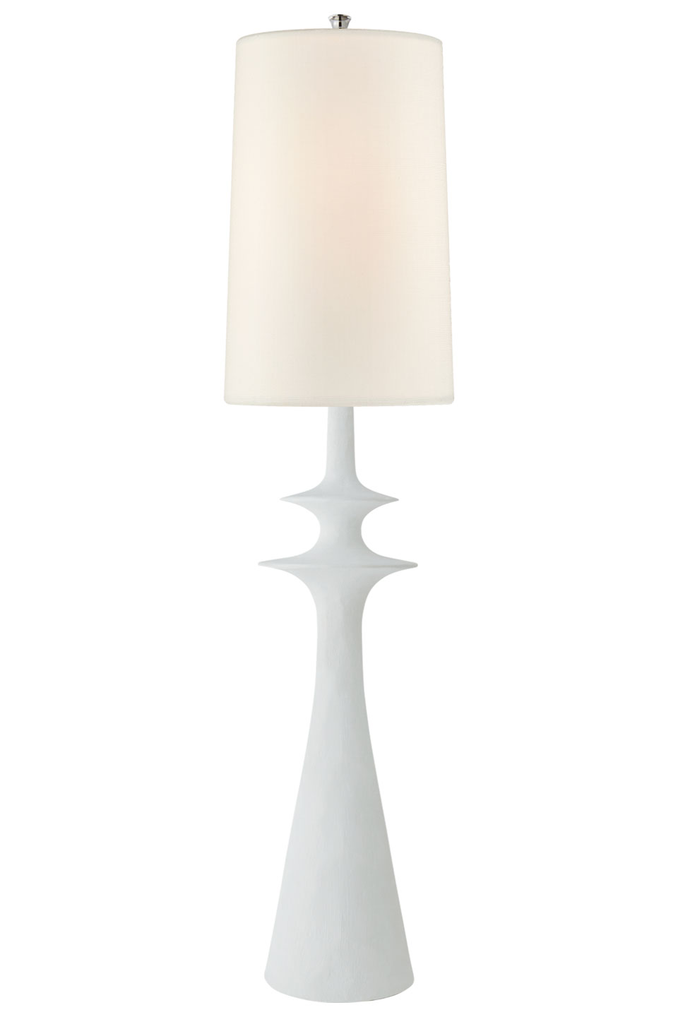 Sculpture floor lamp in white plaster Lakmos. Visual Comfort&Co.. 