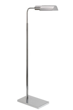 Studio polished nickel adjustable-height reading lamp. Visual Comfort&Co.. 