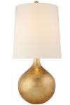 Grande lampe de table boule dorée Warren . Visual Comfort&Co.. 