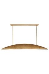 Grande suspension minimaliste 6 lumières en laiton antique Utopia. Visual Comfort&Co.. Grande suspension minimaliste 6 lumières en laiton antique Utopia. Visual Comfort&Co..