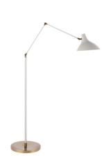 Lampadaire classique articulé blanc Charlton. Visual Comfort&Co.. Lampadaire classique articulé blanc Charlton. Visual Comfort&Co..