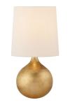Lampe de table boule dorée Warren mini. Visual Comfort&Co.. 
