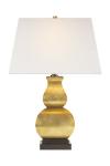 Lampe de table vase doré Fang Gourd. Visual Comfort&Co.. 