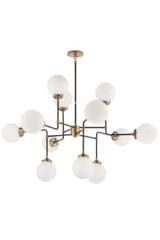 Lustre Bistro de 12 boules de verre . Visual Comfort&Co.. Lustre Bistro de 12 boules de verre . Visual Comfort&Co..