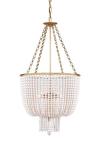 Lustre classique et perles blanches Jacqueline. Visual Comfort&Co.. 